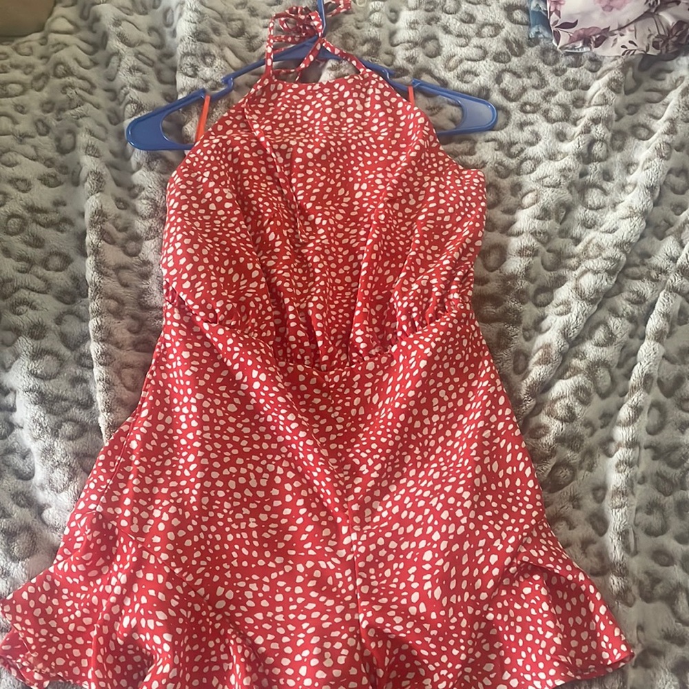 Rust color romper